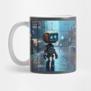 Roboter | walking in the rain Mug